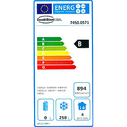 Armoire Réfrigérée Negative Blanche - 340 litres - Combisteel