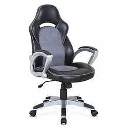 Franchi Chaise de bureau sportive fauteuil gamer ergonomique simili cuir Evolution