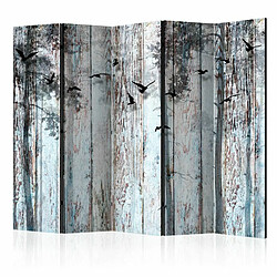 Paris Prix Paravent 5 Volets Rustic Boards 172x225cm 