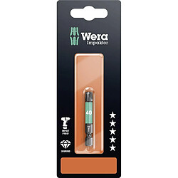 Embout 867/4 Impaktor série 4 entraînement 1/4 Torx® TX40x50mm WERA WERK 05073967001