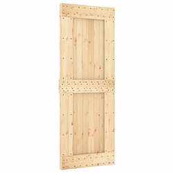 vidaXL Porte NARVIK 80x210 cm bois massif de pin