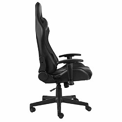 Avis Maison Chic Chaise de jeu, Chaise gaming pivotante, Fauteuil gamer d'ordinateur,Chaise de Bureau Noir PVC -GKD60817