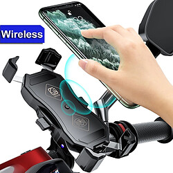 Universal USB Qi Chargeur sans fil Porte téléphone moto Scooter Moteur Moto Smartphone Support | Porte téléphone mobile Représentant