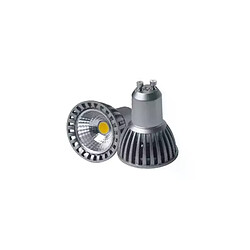 Acheter Optonica Spot LED GU10 6W Argent équivalent à 50W - Blanc Chaud 2700K