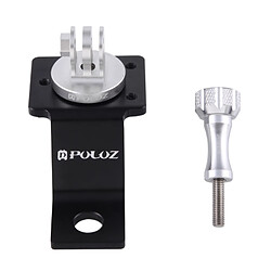 Wewoo Support Holder argent pour GoPro HERO6 / 5 Session / 5/4 Session / 4/3 + / 3/2/1, d'autres caméras de sport alliage d'aluminium moto fixe de montage avec adaptateur de trépied et vis pas cher