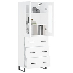 Avis Maison Chic Buffet,Meuble de Rangement,commode pour salon,Cuisine Blanc 69,5x34x180 cm Bois d'ingénierie -MN41674