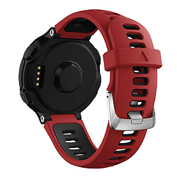 Avis Wewoo Bracelet pour montre connectée en silicone Smartwatch Garmin Forerunner 735XT rouge