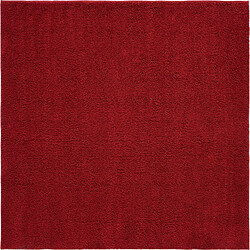 Hadorn Tapis shaggy 240x240 rouge Luzern