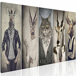 Paris Prix Tableau Imprimé Animal Masks I 90 x 225 cm 