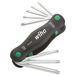 Wiha Jeu de 8 clés mâles pour empreinte Torx percé - SB 363 TR P 8