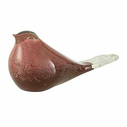 Paris Prix Statuette Design Oiseau 22cm Rose & Brun 