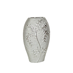 Vase Romimex Argenté Porcelaine 20 x 32 x 11 cm 