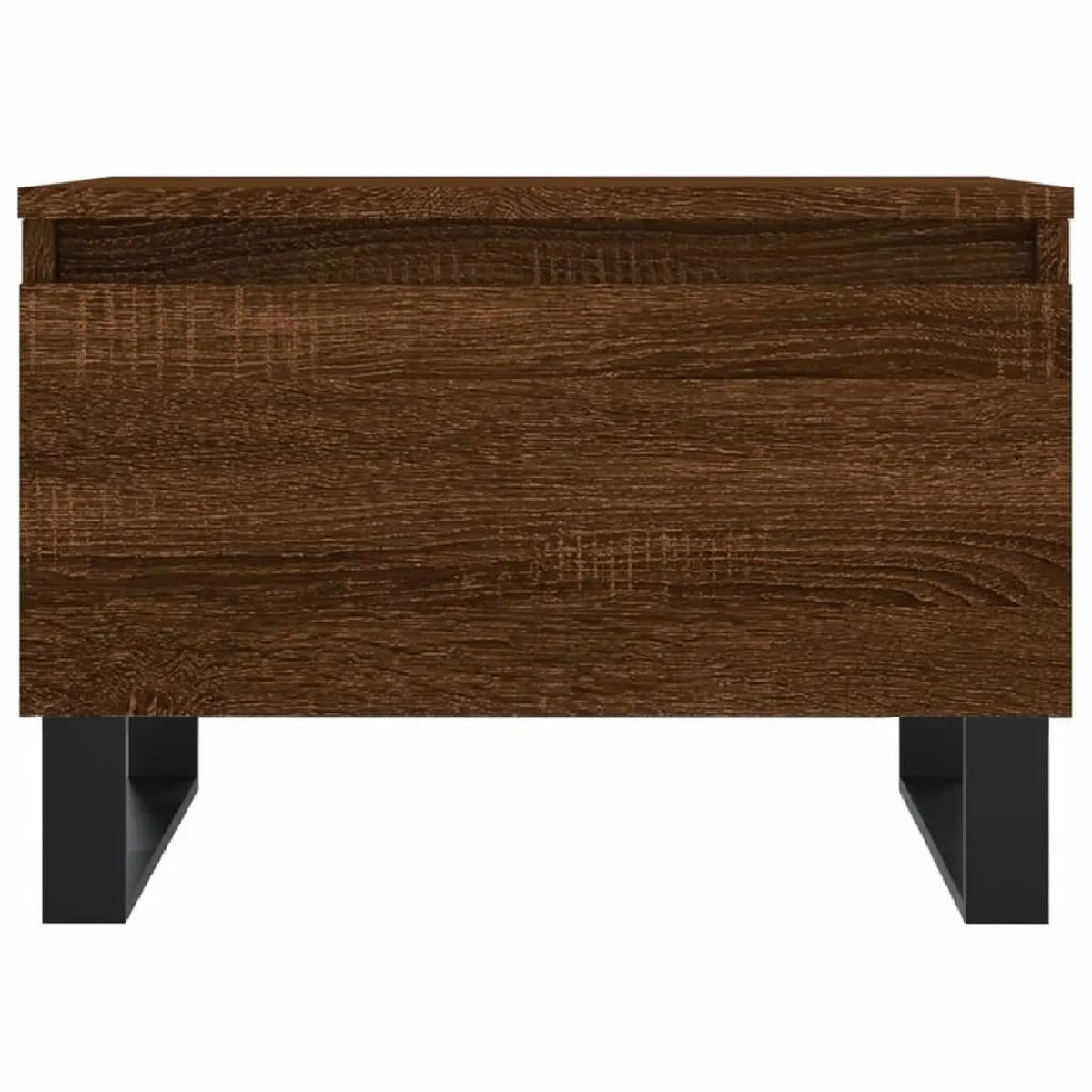 Maison Chic Table basse,Table Console Table d'appoint, Table pour salon chêne marron 50x46x35 cm bois d'ingénierie -MN42651 pas cher