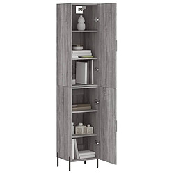 Avis Maison Chic Buffet,Meuble de Rangement,commode pour salon,Cuisine Sonoma gris 34,5x34x180 cm Bois d'ingénierie -MN65271