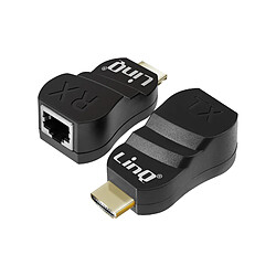 2x Adaptateur d'extension HDMI vers Ethernet Résolution HD 1080p Portée 30m LinQ