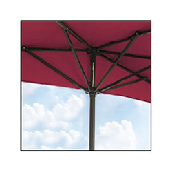 Avis Imperial Relax Parasol mural droit GARDENIA en fibre 3x3 m