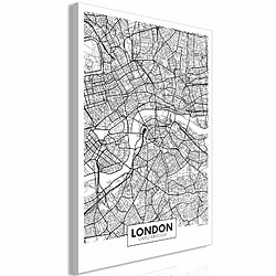 Paris Prix Tableau Imprimé Map of London 40 x 60 cm