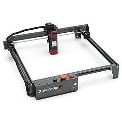 Graveur laser Mecpow X3, puissance laser 5 W, mise au point fixe, précision 0,01 mm, 410 x 400 mm