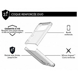 Acheter Force Case Double Coque Renforcée pour Samsung Galaxy Z Flip 3 DUO Transparent