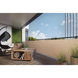 Rattan Art Brise-vue en résine tressée pour balcon et clôture coloris anthracite 1 x 5 m.