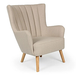 Paris Prix Fauteuil Scandinave Jay 94cm Beige