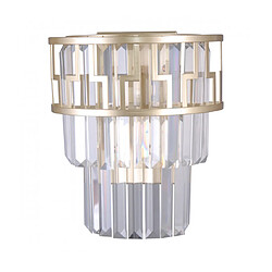 Luminaire Center Applique murale en cristal Filip Champagne doré