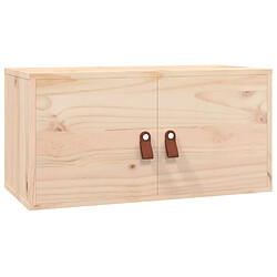 vidaXL Armoire murale 60x30x30 cm Bois de pin massif