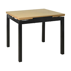 But Table BABETTE Imitation chêne / Noir