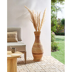 Beliani Rotin Vase décoratif 70 cm Naturel TRINISA