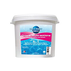 Chlore multi-fonctions galet 250g 5kg - 6201902 - BLUE POINT COMPANY