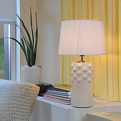 Lampe de bureau Alexandra House Living Blanc Multicouleur Céramique 40 W 28 x 49 x 28 cm