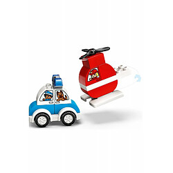 Avis LEGO® DUPLO® 10957 Mon premier hélicoptère de pompiers et voiture de police