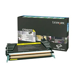 Lexmark C734A Toner Jaune C734A1YG 