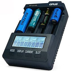 Justgreenbox Chargeur de batterie universel intelligent intelligent avec écran LCD - 1183072-EU