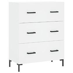 Maison Chic Buffet,Meuble de Rangement,commode pour salon,Cuisine blanc 69,5x34x90 cm bois d'ingénierie -MN23653