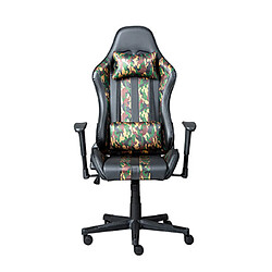 Mes Fauteuil de bureau noir avec motif camouflage