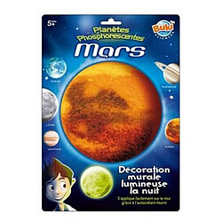 Buki France Décoration murale planète lumineuse : Mars