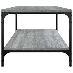 Acheter vidaXL Table basse Sonoma gris 80x50x40 cm Bois d'ingénierie