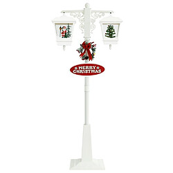 Acheter vidaXL Lampadaire avec Père Noël Blanc et rouge 81x40x188 cm PVC