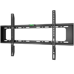 Onkron Support Mural TV Fixe pour 37 - 70 Pouces TVs & Écrans, Fixation Murale TV Poids de 55 kg - Accroche Television Mural avec VESA 75x75 - VESA 600x400 mm/Support Mural TV Universel FME-64B Noir 