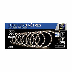 Feeric Christmas Guirlande lumineuse extérieur Tube LED 8 Fonctions 6 m Blanc chaud