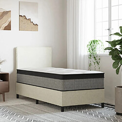 vidaXL Matelas à ressorts ensachés moyen plus 80x200 cm