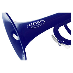 Classic Cantabile MardiBrass trompette Sib en plastique bleue pas cher