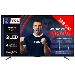 TCL TV QLED 4K 189 cm 75QLED770 Google TV