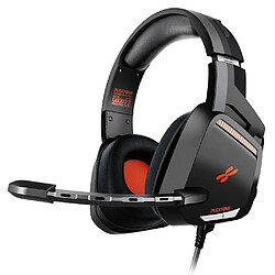 Universal G800 3,5"mm câblé casque de jeu télescopique équipement de jeu doux et confortable casque de jeu stéréo avec microphone noir 