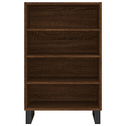 Avis vidaXL Buffet haut chêne marron 57x35x90 cm bois d'ingénierie