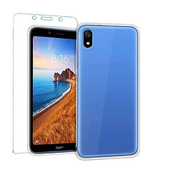 Xeptio Xiaomi Redmi 7A verre trempé protection écran vitre ET coque transparente