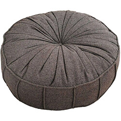 Hanah Home Coussin de sol effet bouclette Teddy anthracite. Coussin de sol effet bouclette Teddy anthracite