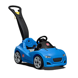 Step 2 Step2 Push Whisper Ride Voiture Enfant Porteur Auto en bleu | Véhicule Jouet avec barre de poussée pour Enfants dès 1.5 ans