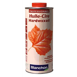 Blanchon Huile cire de protection et décoration teinte blanc bidon de 1 litre 